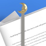 Fél Hold, arany  - Fém könyvjelző