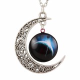 Félholdas üveges nyaklánc