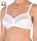 Felina Akciós méretek! - 1-et fizet 2-t kap - Joy merevítő nélküli melltartó, fehér+bézs,