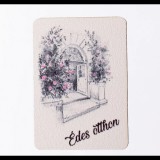 Feliratos tábla áldott édes otthon 7x5cm 4db-os kiszerelésben 04-72