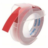 Feliratozó szalag DYMO 3D kézi betûnyomógéphez 9mm x 3m piros