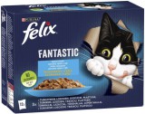Félix Felix alutasakos macskaeledel – Halas falatok aszpikban – Multipack (6 karton = 6 x 12 x 85 g) 6120 g