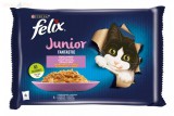 Félix Felix Fantastic 4x85g Junior Csirke&Lazac zselében