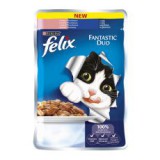 Félix FELIX Fantastic Duo tasak - lazac és szardínia aszpikban, 100 g