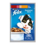 Félix FELIX Fantastic Duo tasak - marha- és baromfihús aszpikban, 100 g