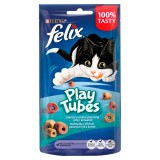 Félix Felix Play Tubes jutalomfalat sült hal és garnélarák ízesítéssel 50 g