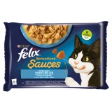 Félix Felix Sensations Sauces Halas Válogatás alaszkai tőkehallal, szardíniával 4 x 85 g