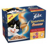 Félix Felix Sensations Sauces - ínycsiklandó húskollekció szószban, 12 x 100 g