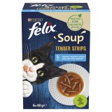 Félix Felix Soup Tender Strips Halas Válogatás 6 x 48 g