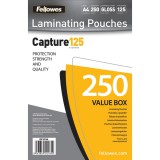Fellowes 5314903, A4, 125 mikron, Fényes, Meleglamináló Fólia (250 db)