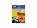 Fellowes 54x86 mm fényes laminálófólia, 125 mikron