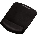 Fellowes 9252003 Plush Touch egéralátét csuklótámasszal fekete (9252003) - Egérpad