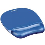Fellowes Crystal Gel Egérpad Blue 9114120