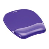Fellowes Crystal Gel Egérpad Purple 9144104