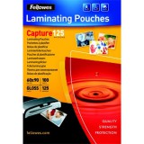 FELLOWES Meleglamináló fólia, 125 mikron, 60x90 mm, fényes, 100 db, FELLOWES