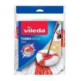 Felmosó utántöltő fej, VILEDA Turbo 2in1, fehér-piros (KHTV91)