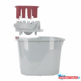 Felmosó vödör 13 literes ovális csavaró kosárral és bevezetővel Multi MOP