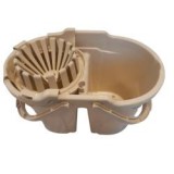 Felmosó vödör gurulós, csavaró szitával  (760)