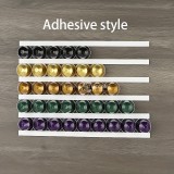 Felragasztható kávékapszula tartó szett Fekete - Praktikus tároló megoldás kávékapszulákhoz