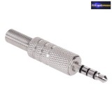 Fém 4 pólusú 3,5 mm-es jack csatlakozó