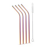 Fém 5 részes szívószál készlet 57590