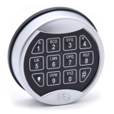 fém billentyűzet elemtartóval és LED világítással