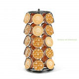 Fém kávékapszula tartó, 35 db Dolce Gusto, 165 x 165 x 320 mm