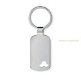 Fém kulcstartó autó motívummal