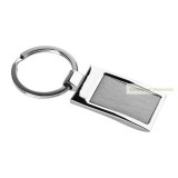 Fém kulcstartó, matt króm belső