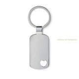 Fém kulcstartó szív motívum