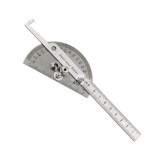 Fém szögmérő vonalzóval