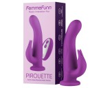 FemmeFunn Pirouette - akkus, rádiós, prémium vibrátor (lila)