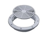 Fenékürítő Gemas fóliás kerek 200 mm 2" Szürke#011443