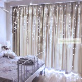 Fényfüggöny, 100 db LED, középfehér, 2,2 m - 8 program