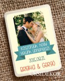 Fényképes fa hűtőmágnes, 13 féle mintával