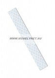 Fényvisszaverő öntapadós matrica fehér színben, 5x30 cm