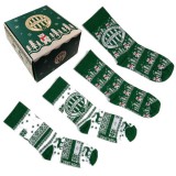 Ferencváros zokni szett - díszdobozos karácsonyi Fradi zokni (több méretben)