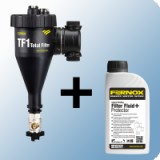 Fernox TF1 Total Filter mágneses iszapleválasztó 28mm + AJÁNDÉK Filter Fluid+ Protector 500ml csőtisztító folyadék