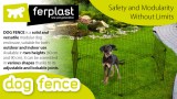 Ferplast Dog Fence Kutya és kisállat karám, kennel 8x90cm (73323017)