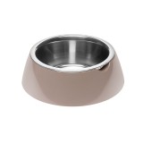 Ferplast Jolie Bowl 0,85L Medium Fém Betétes Tál (70983021) Beige