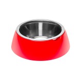 Ferplast Jolie Bowl 0,85L Medium Fém Betétes Tál (70983022) Red