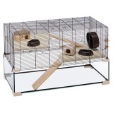 Ferplast Karat 100 Glas Professional rágcsáló ketrec 98,5x50,5x61,5cm (57056317)