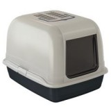 FERPLAST Macska toilet BELLA MAXI fekete - 65,5x50x47cm