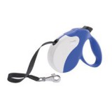 FERPLAST Póráz Amigo Medium 25kg-ig - 5m szalag, kék fehér