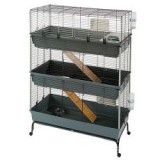 FERPLAST RABBIT 120 TRIS ketrec állvánnyal - 118 x 58 x 137 cm