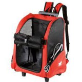 Ferplast Trolley Red Kerekes szállító kocsi és hátizsák (85740099)