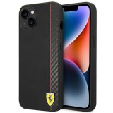 Ferrari FEHCP14MAXBK iPhone 14 Plus 6.7" fekete keménytok Carbon