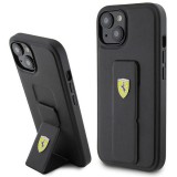 Ferrari FEHCP15SGSPSPSIK iPhone 15 6.1" fekete keménytok markolat állvány fém logó