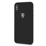 Ferrari Hardcase FEOSIHCI65BK iPhone Xs Max black/black Silicone Off track