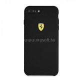 Ferrari iPhone 8 Plus SF szilikon fekete tok (FESSIHCI8LBK)